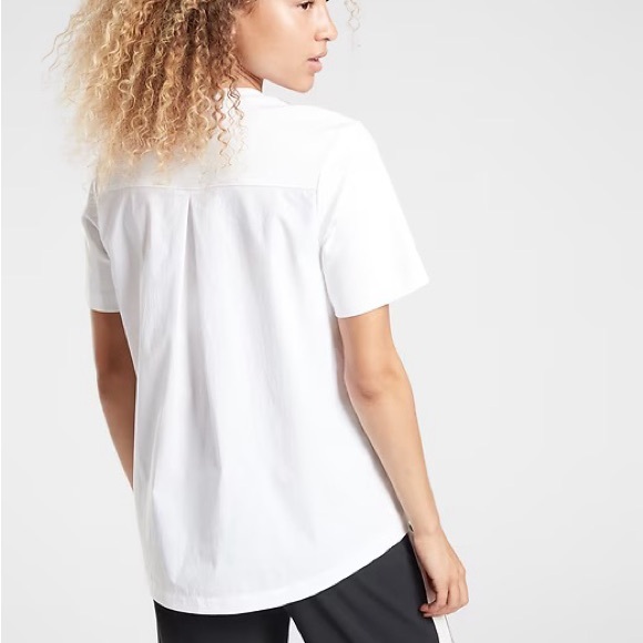 Athleta White Oversized Gallery Tee - Picture 10 of 10